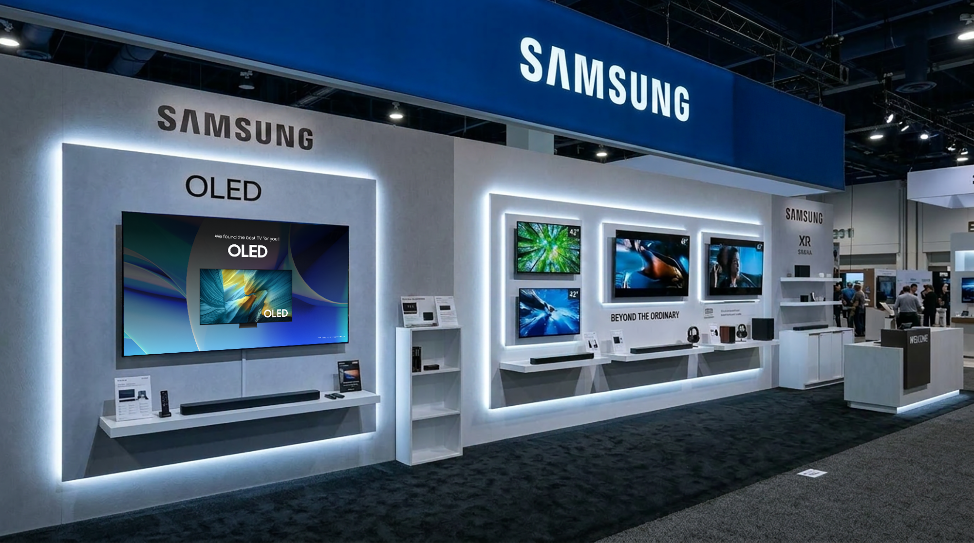 Samsung OLED store installation